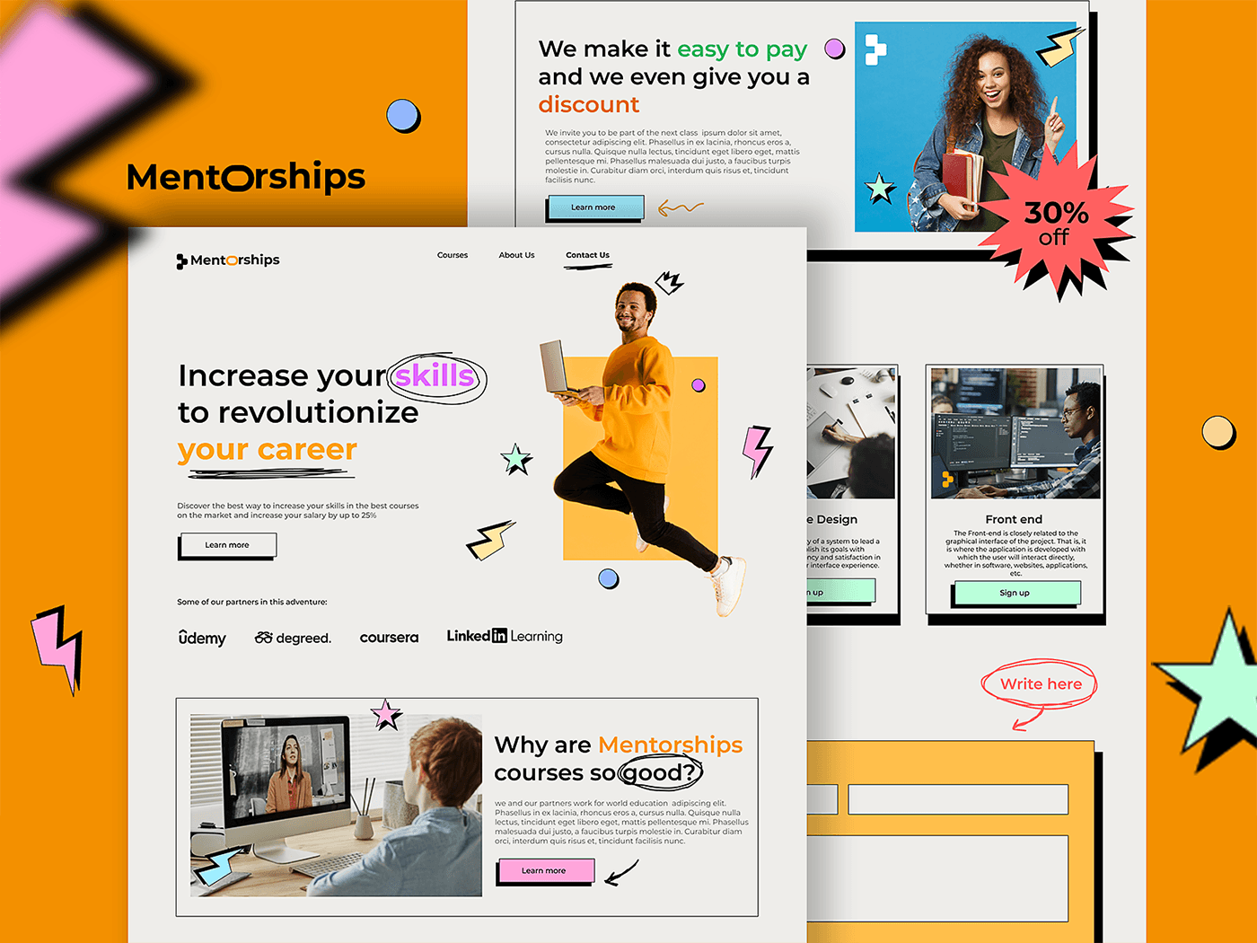 Project showcase laptop mockup