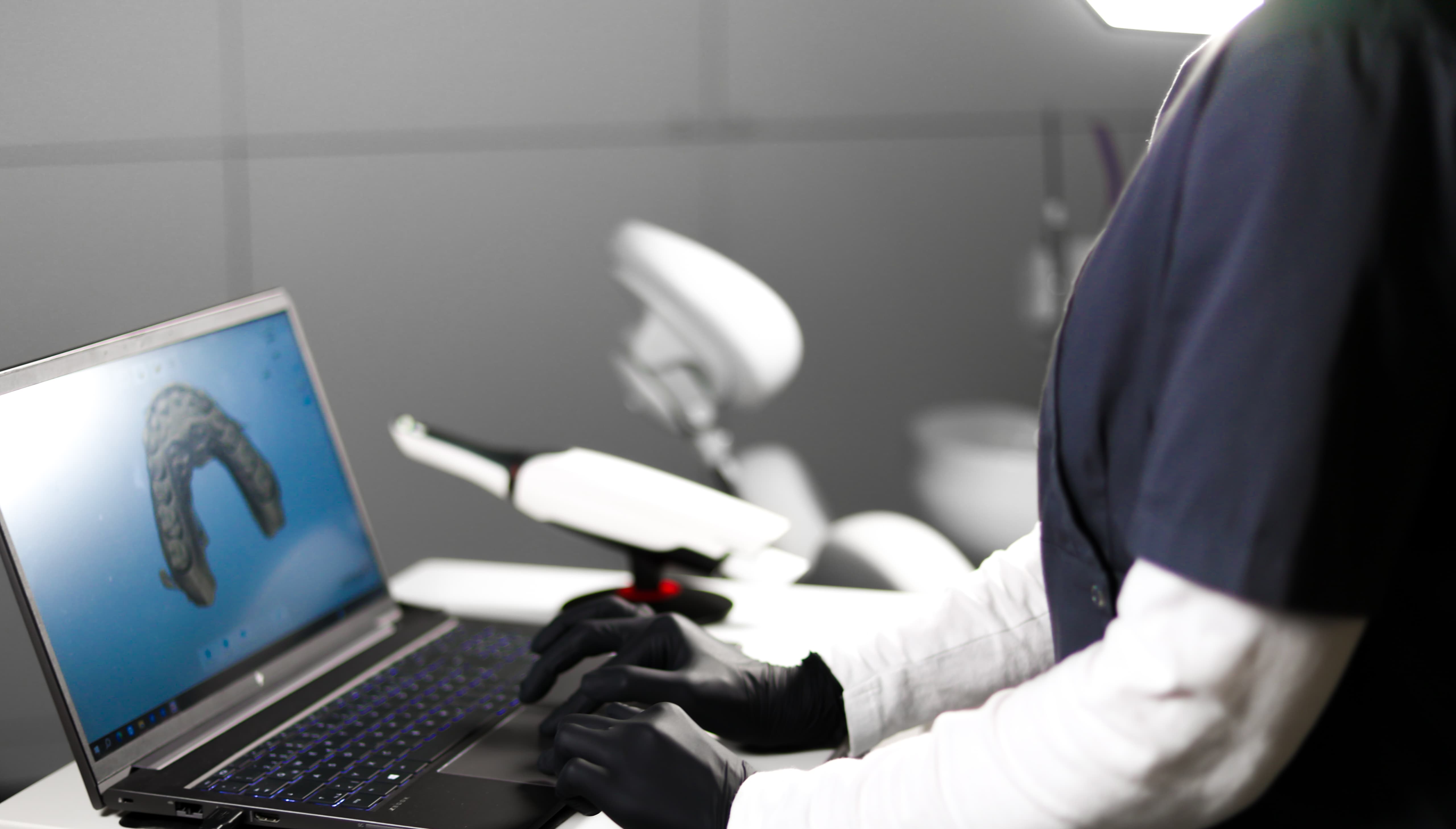 Auswertung des Arztes eines 3D-Modells