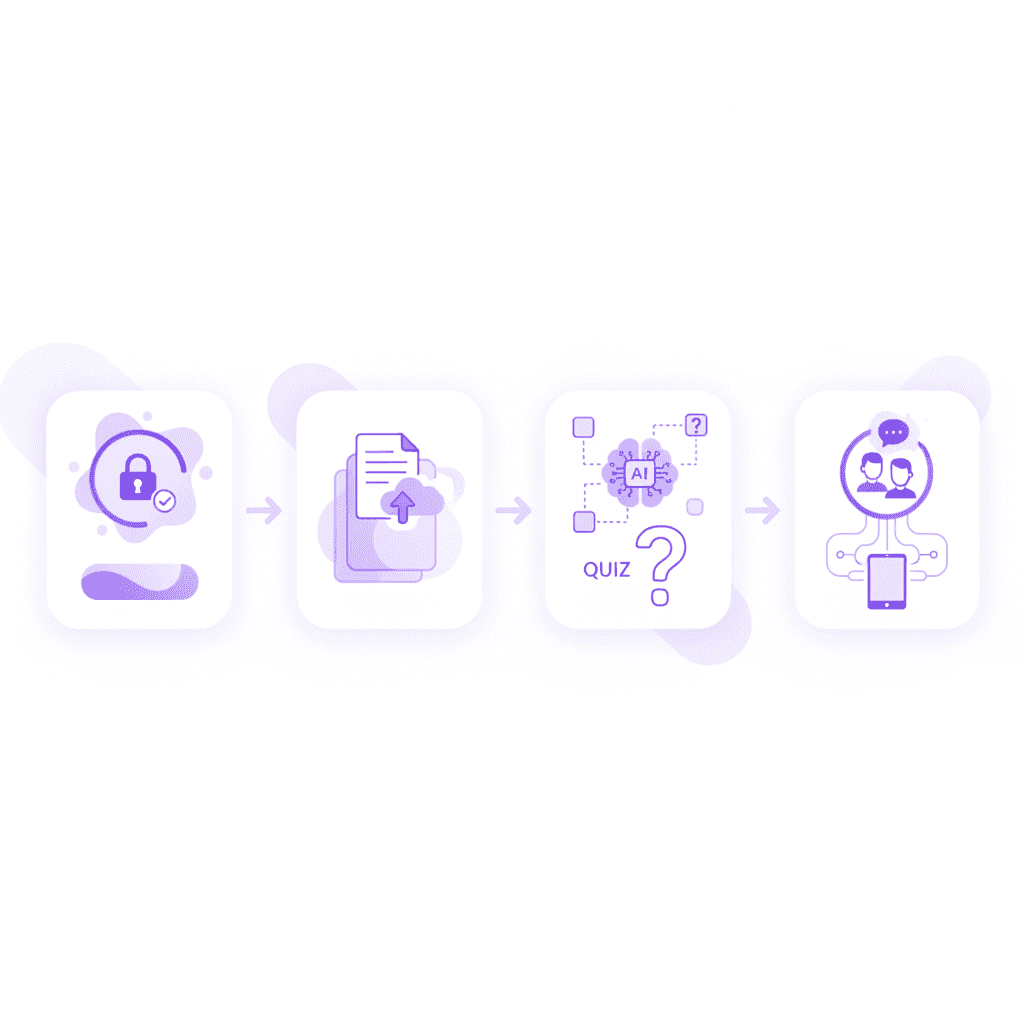 Step-by-step tutorial for Penseum AI quiz generator