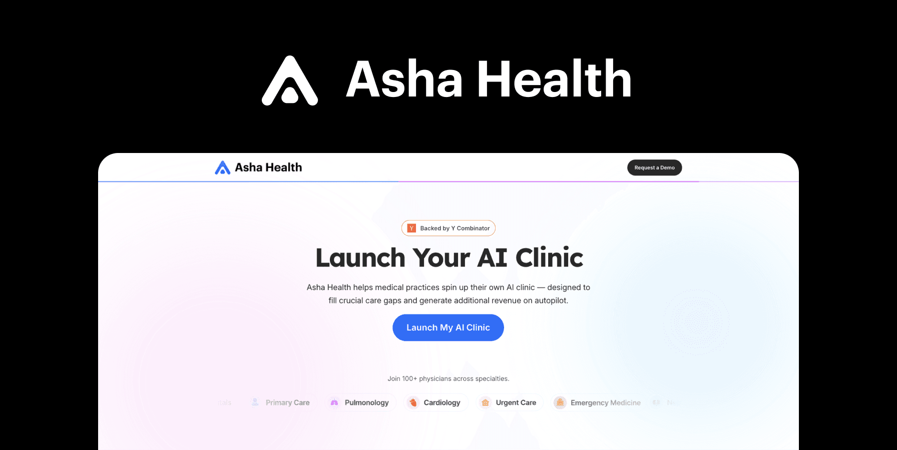 Asha Health - Launch Your AI Clinic logo