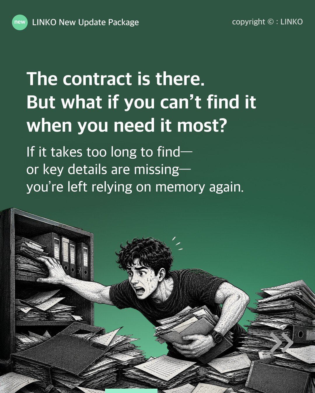 Staff searching stored membership contracts at a fitness center