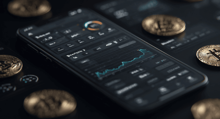 A banking app with crypto features