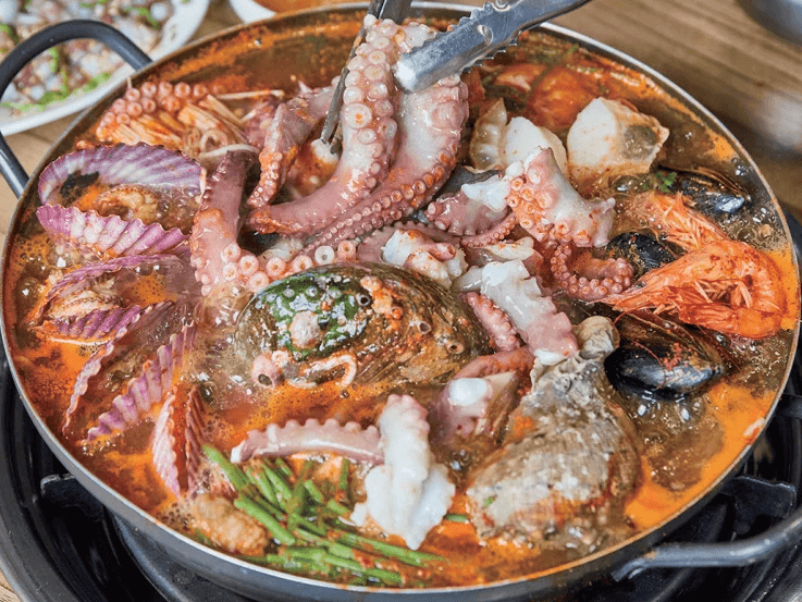 해물탕레시피전수