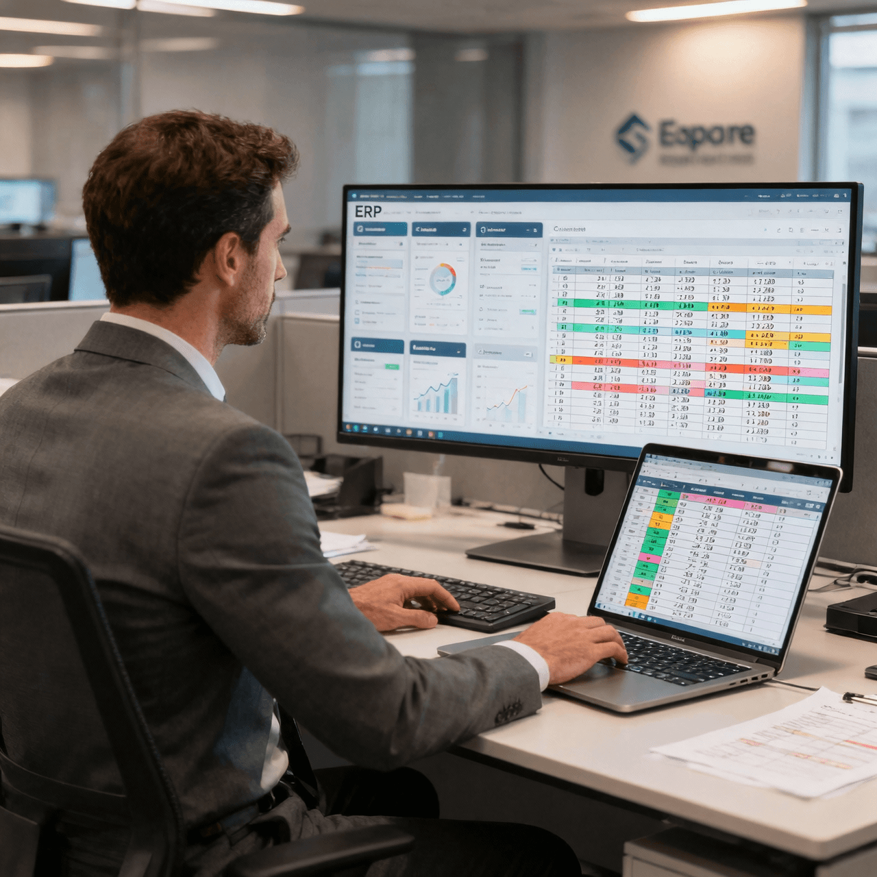 penggunaan excel setelah implementasi erp
