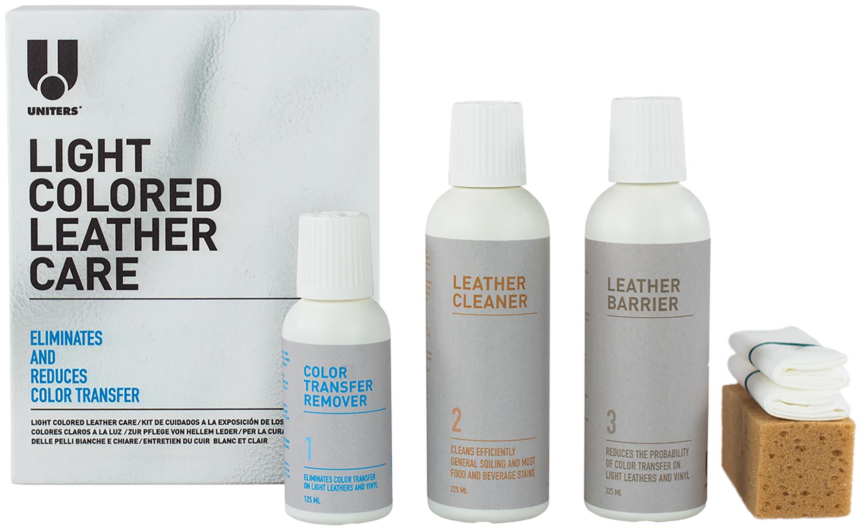 Komplet za nego svetlega usnja – Light Colored Leather Care Kit U225