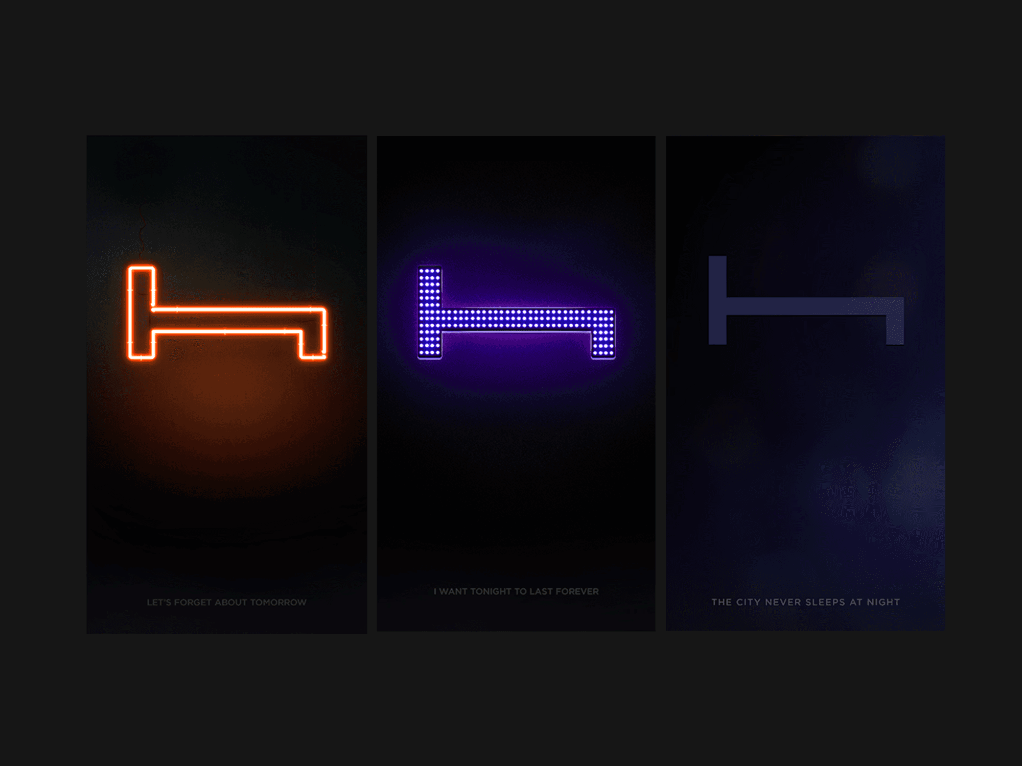 Various mobile splash screens