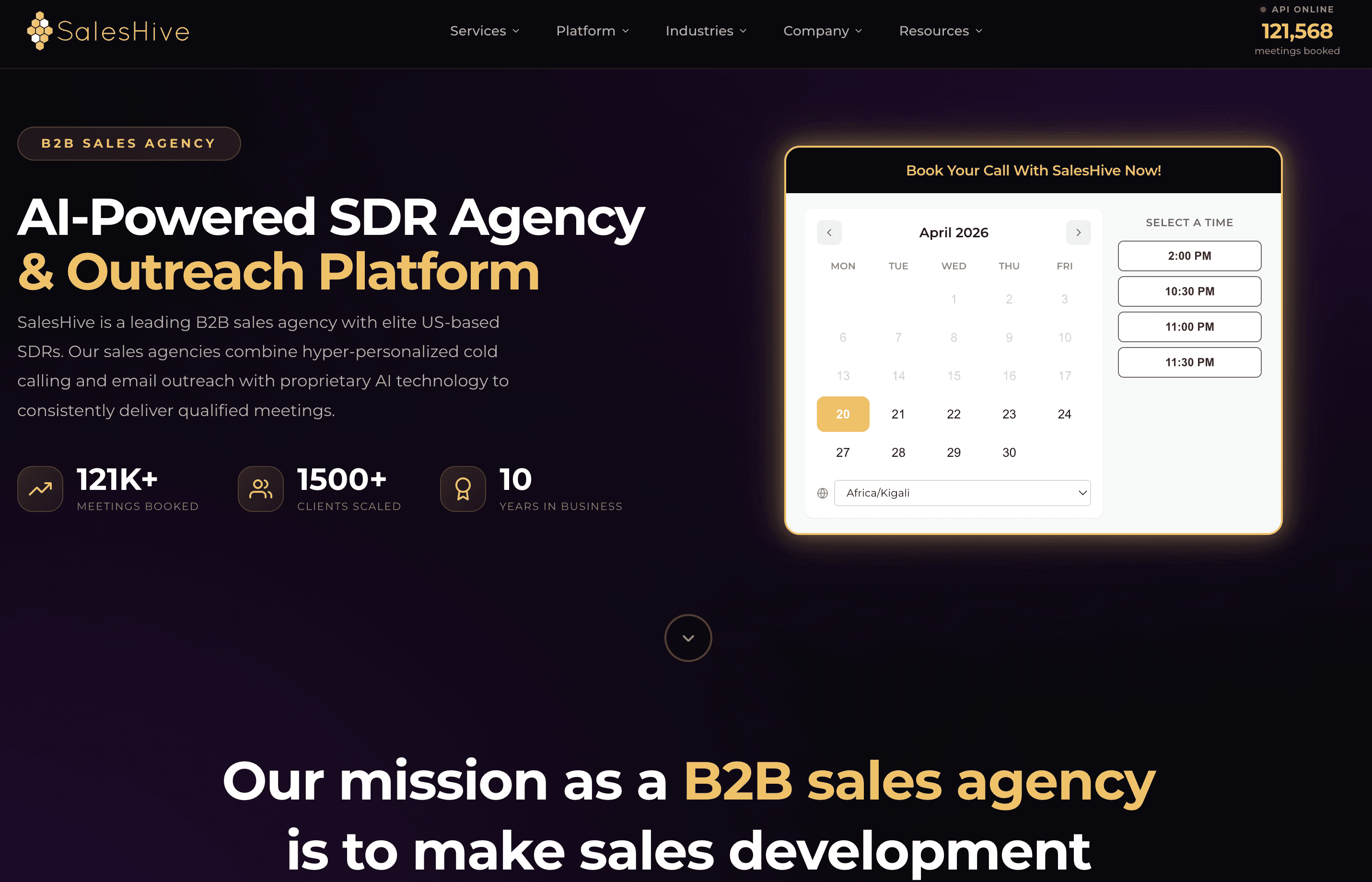saleshive: ai powered sdr and revenue growth agency 