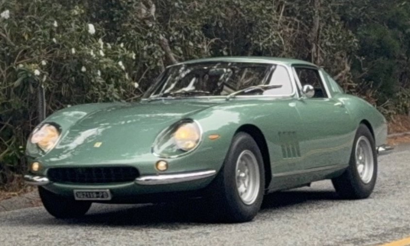 Green Ferrari