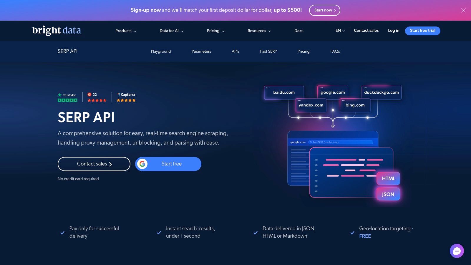 Bright Data SERP API