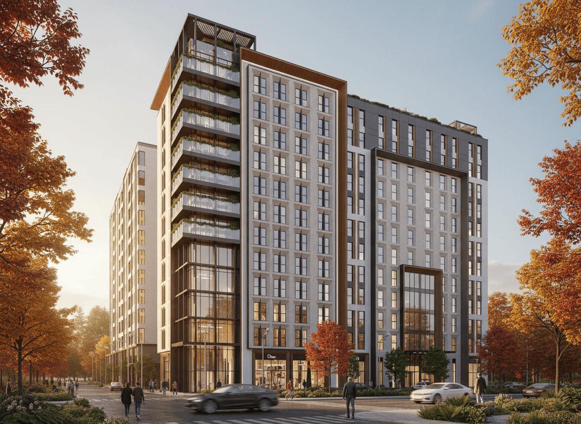 Архитектурная визуализация апарт-отеля "Dream Apartments"