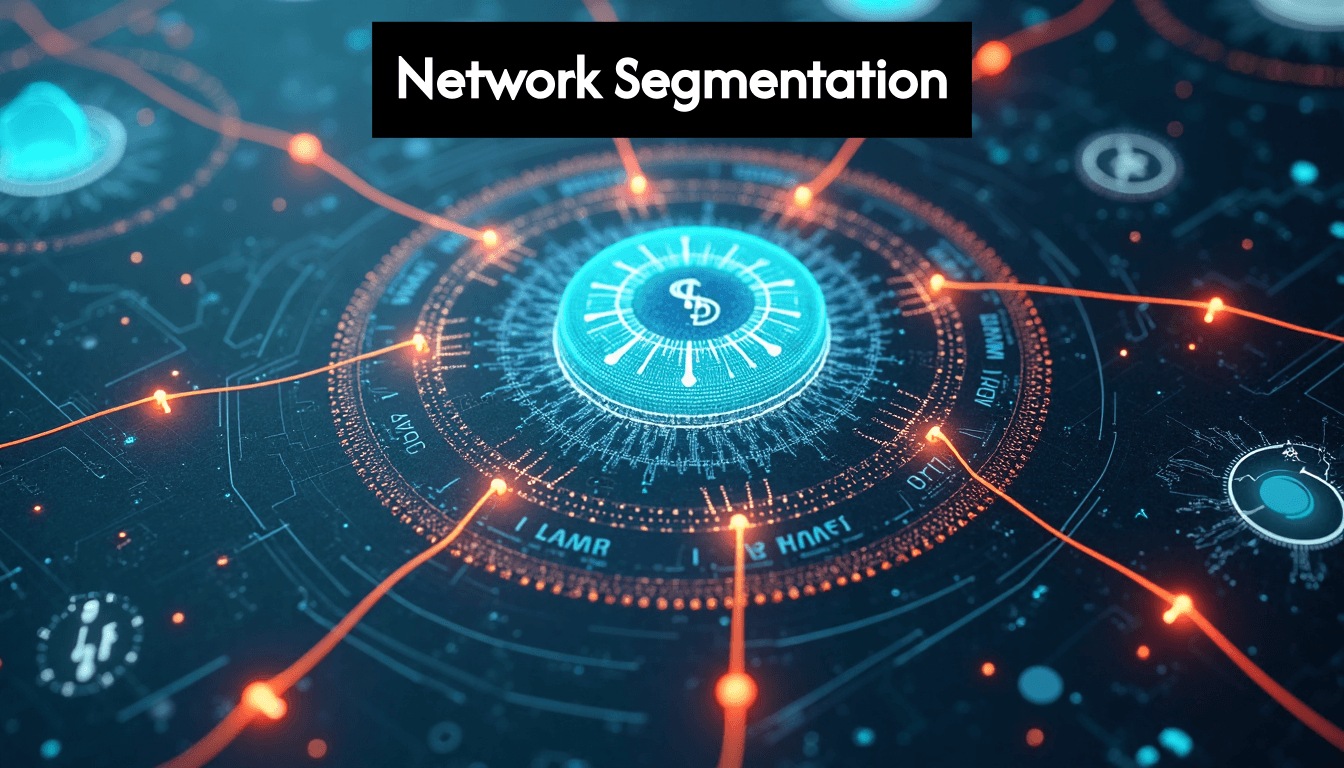 Diagram showing secure segmentation of a network.