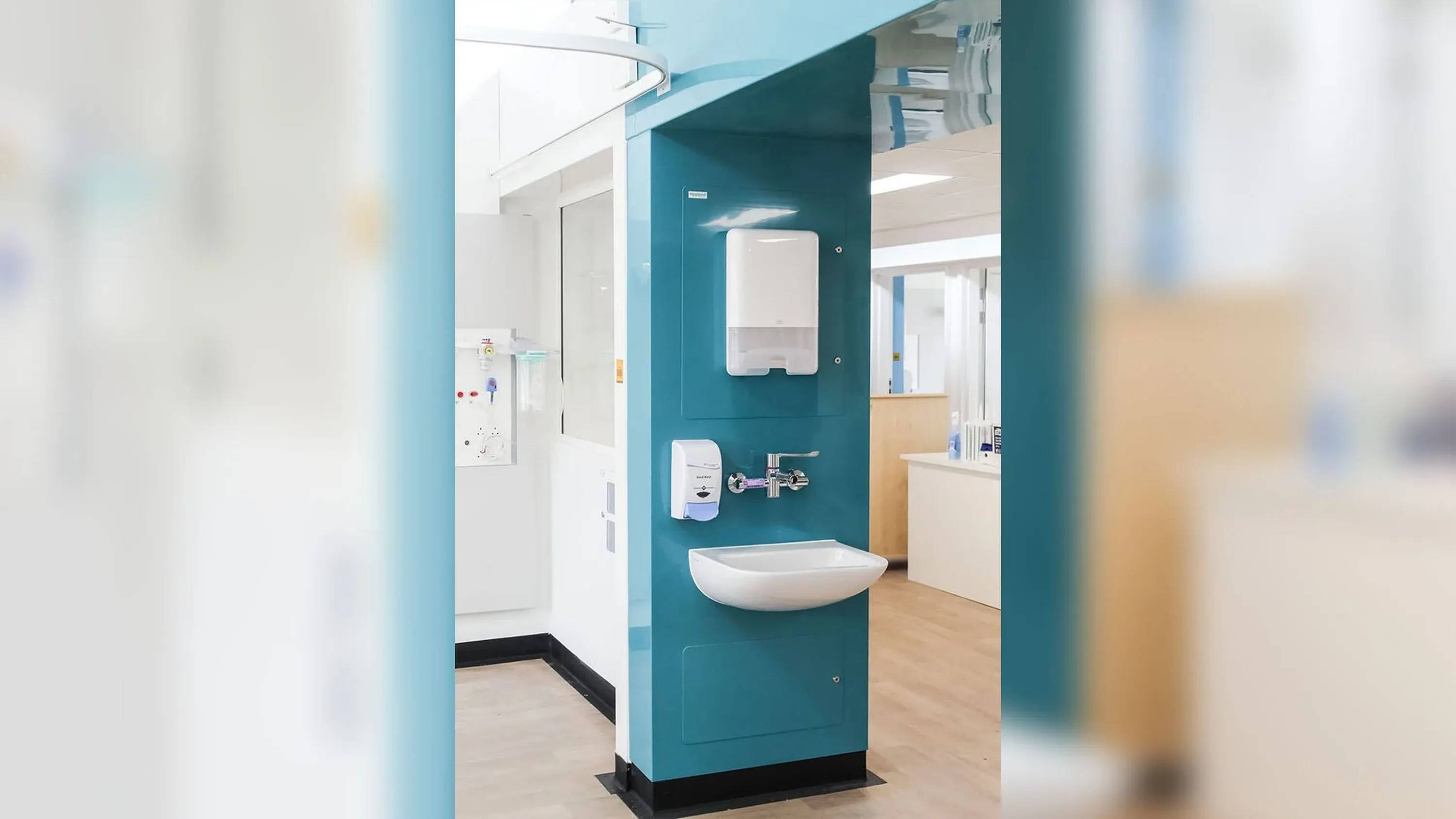 Hygipod IPS installed in ward