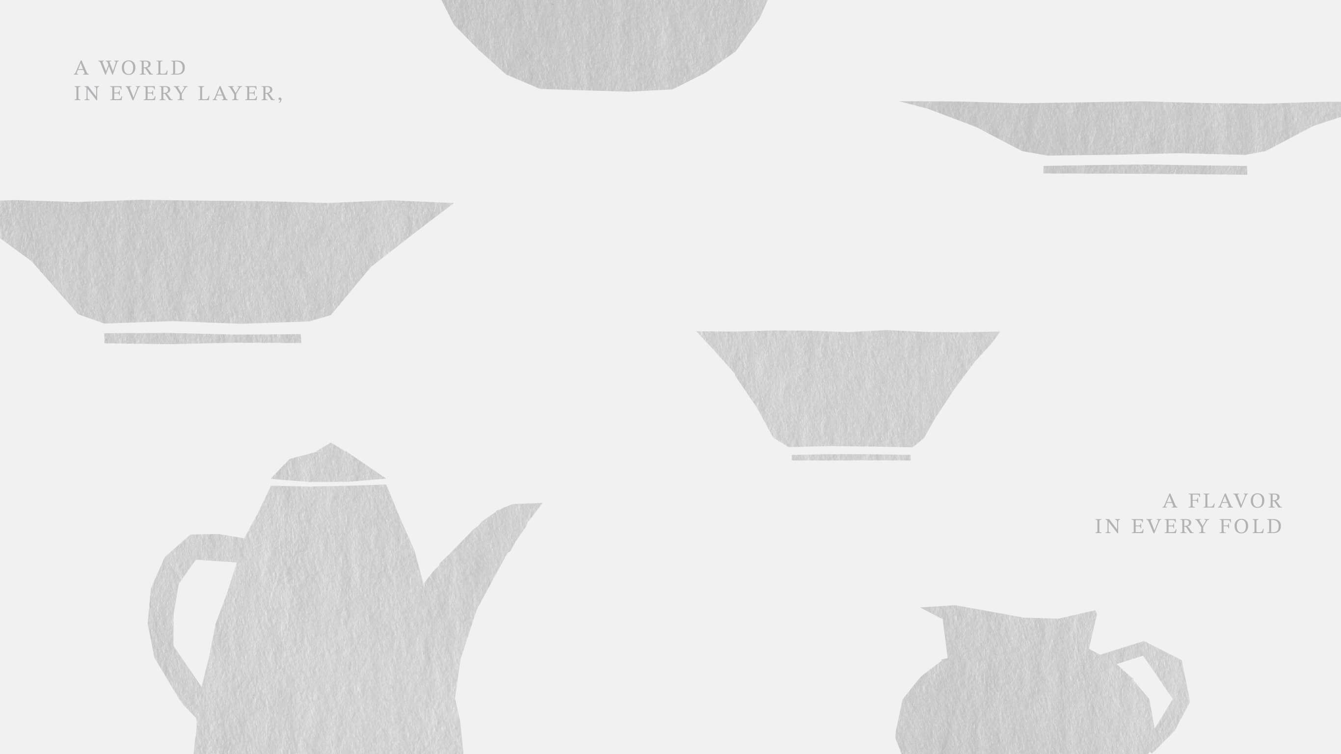 茶疊的品牌識別 logo 設計，具有品牌故事