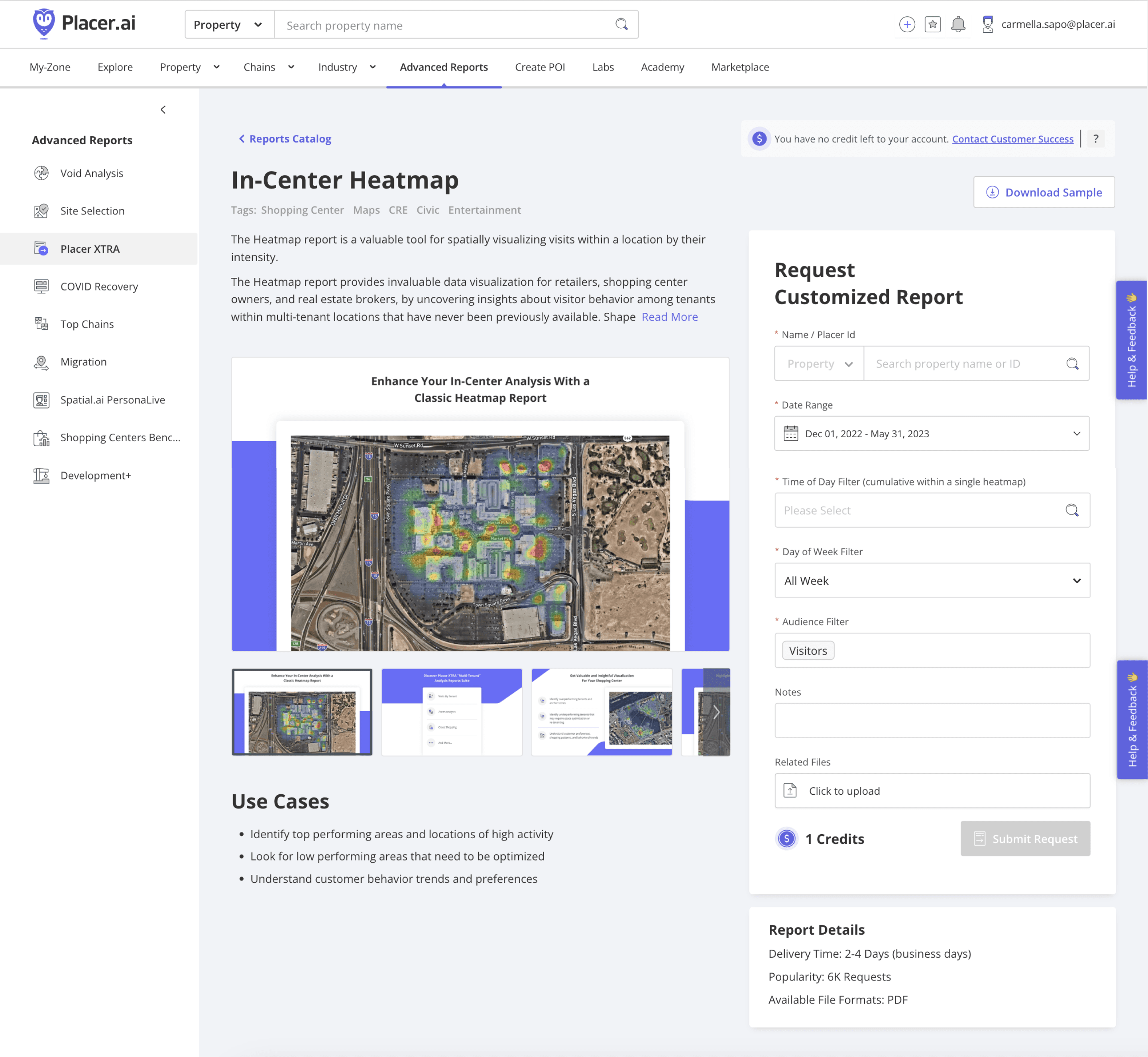 Previous XTRA listing page