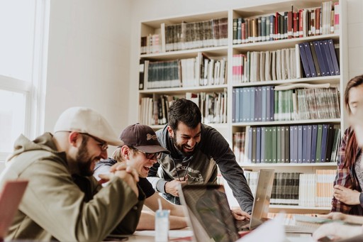 An image of a web design team