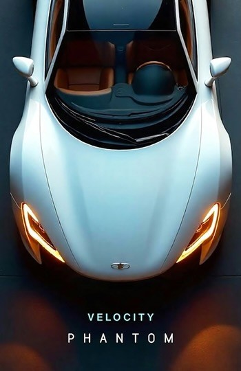 Sport car from the top