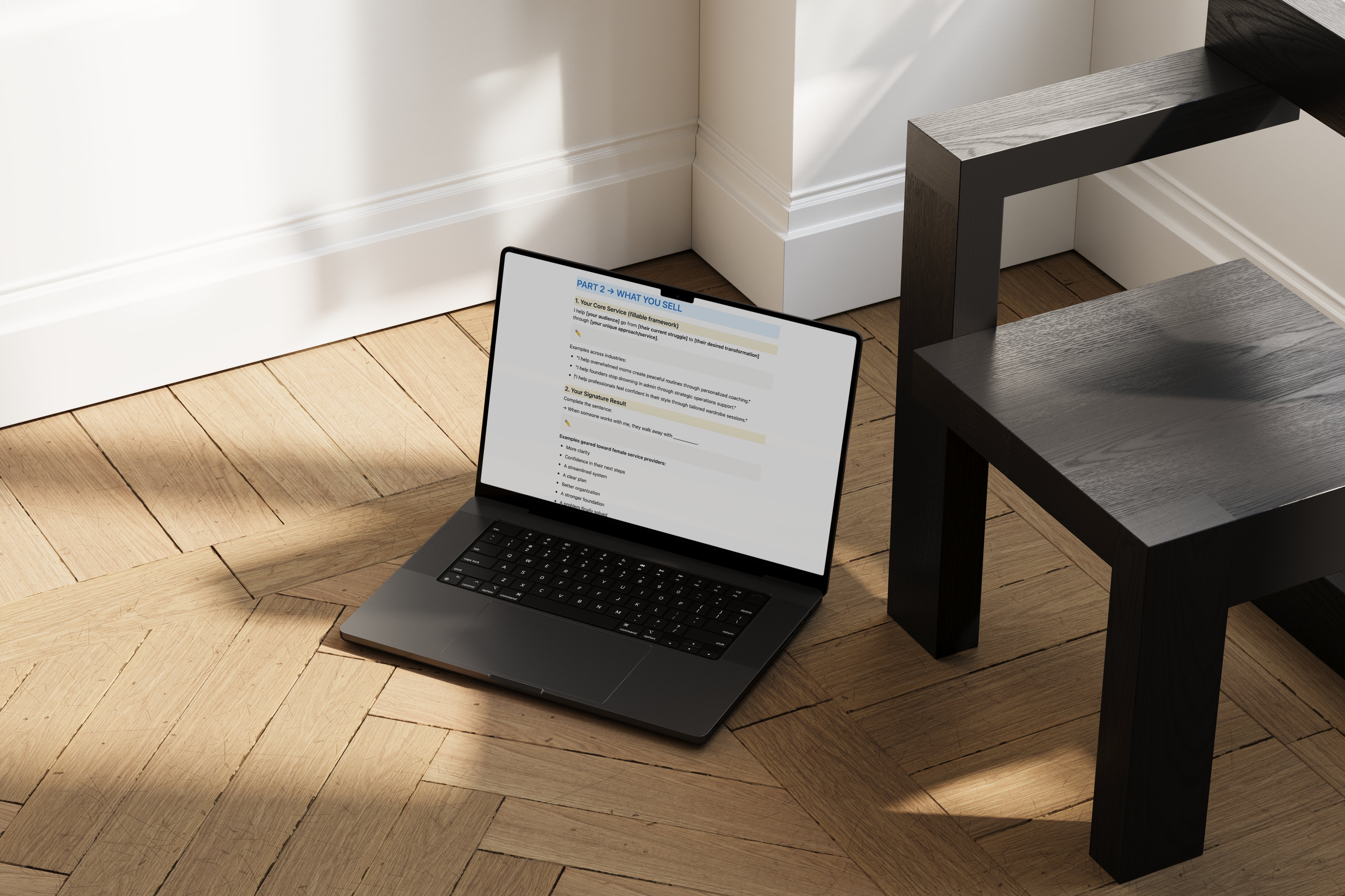 The rooted website workbook