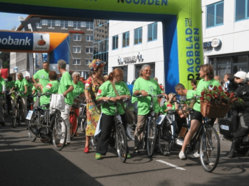 Ride for the Roses Théa Plenter in Groningen