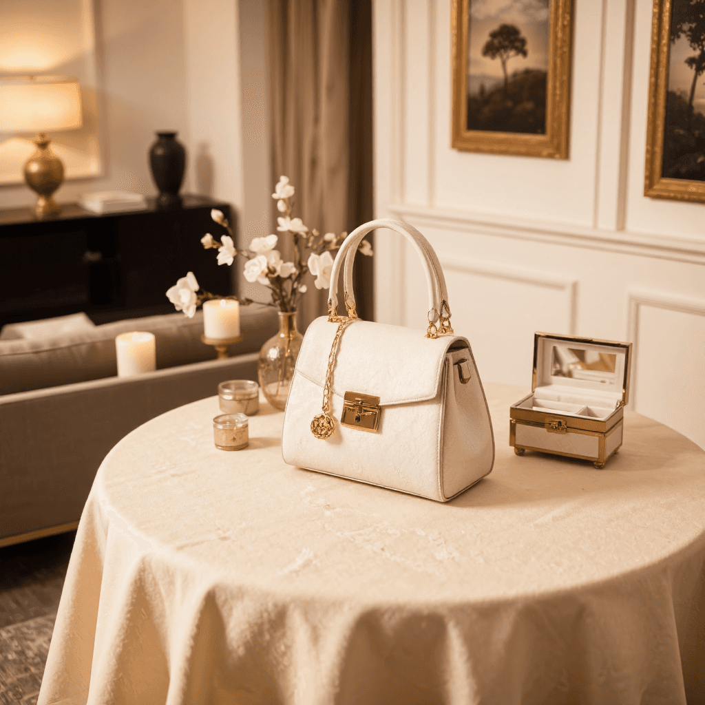 product photography of handbag
