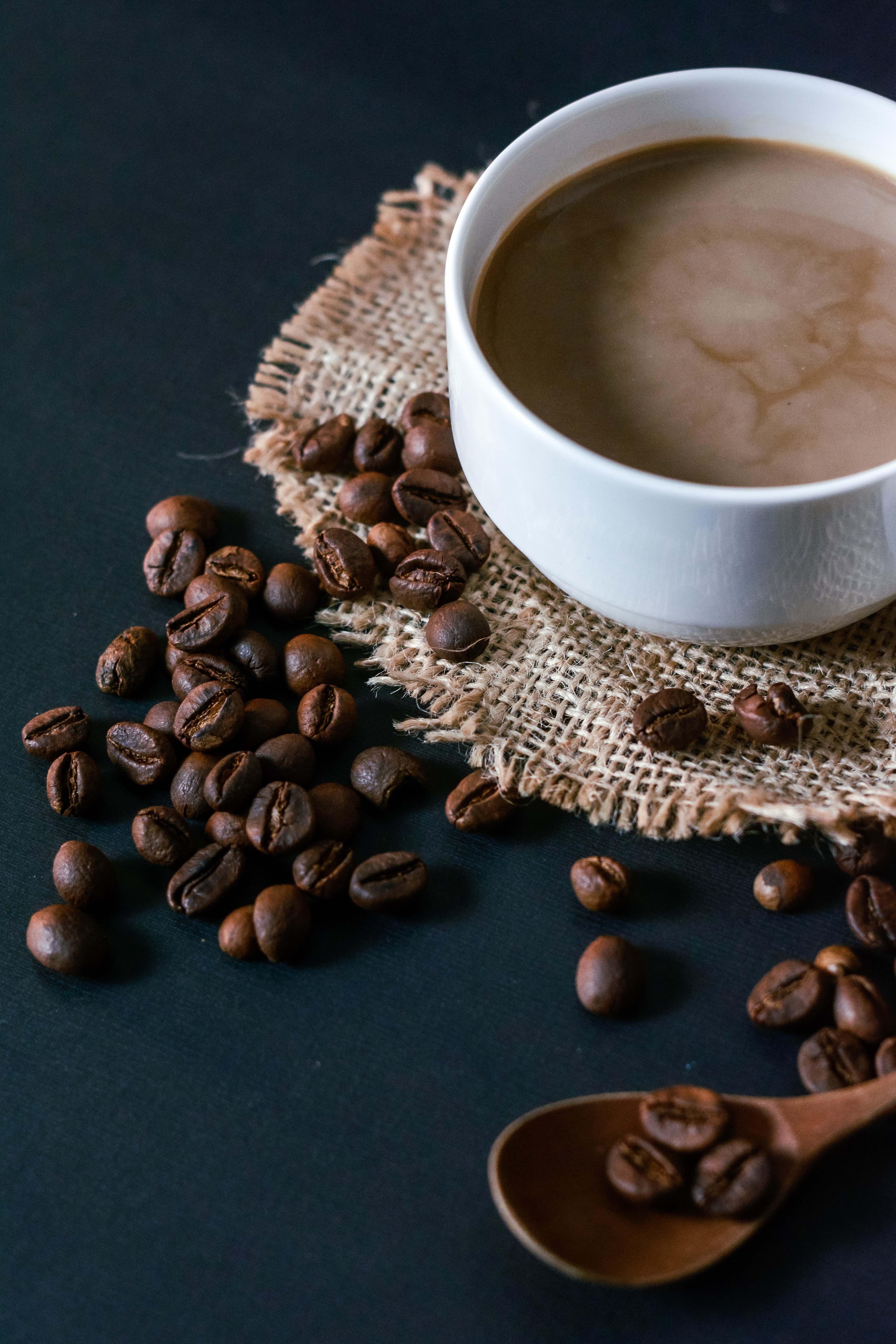 Coffee with Coffee Bean