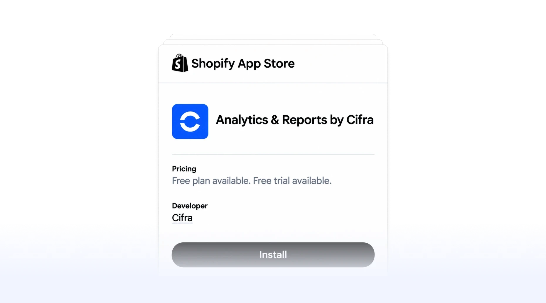 Marketing spend optimization dashboard in Cifra