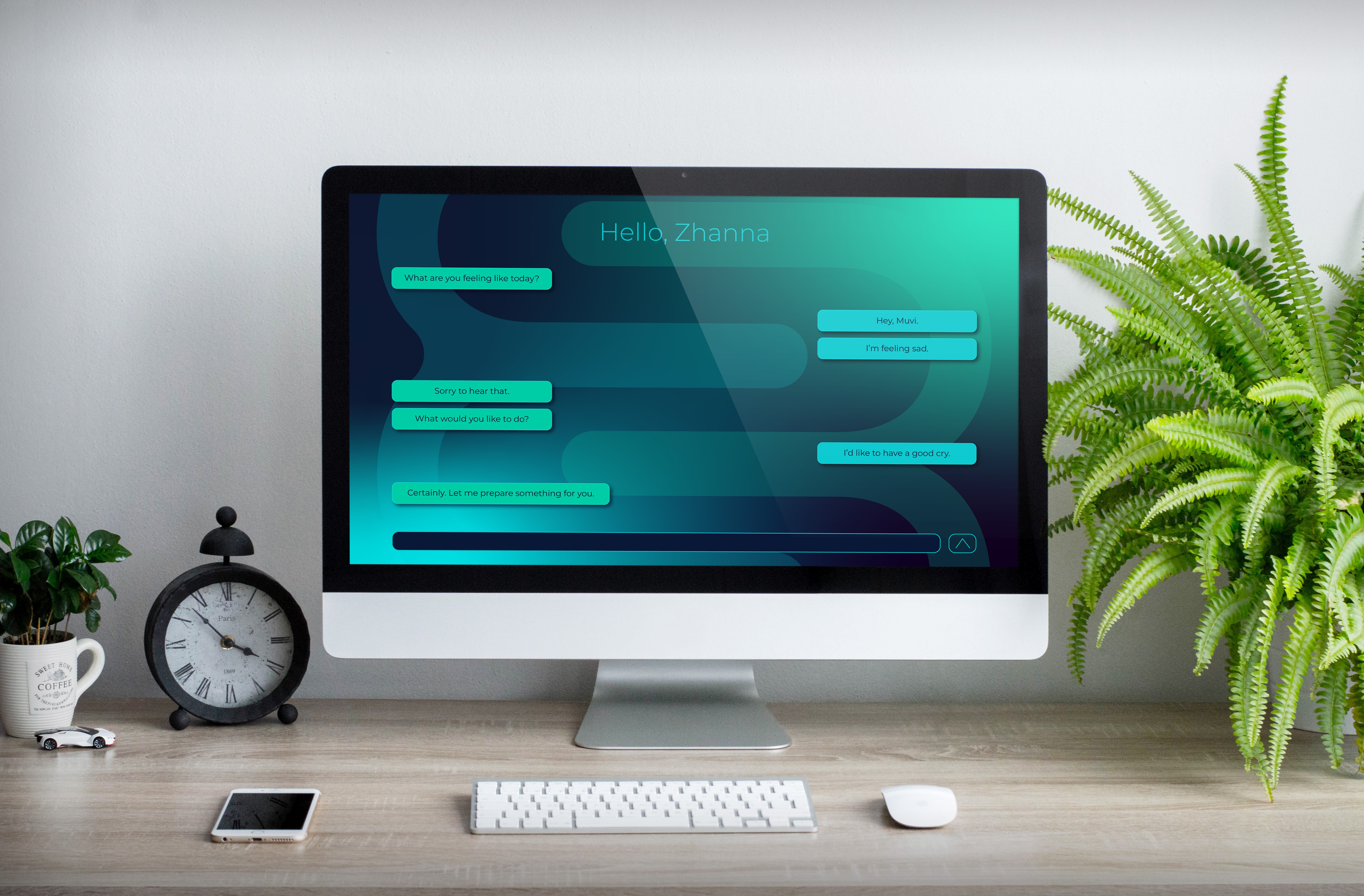 Muvi desktop interface screen