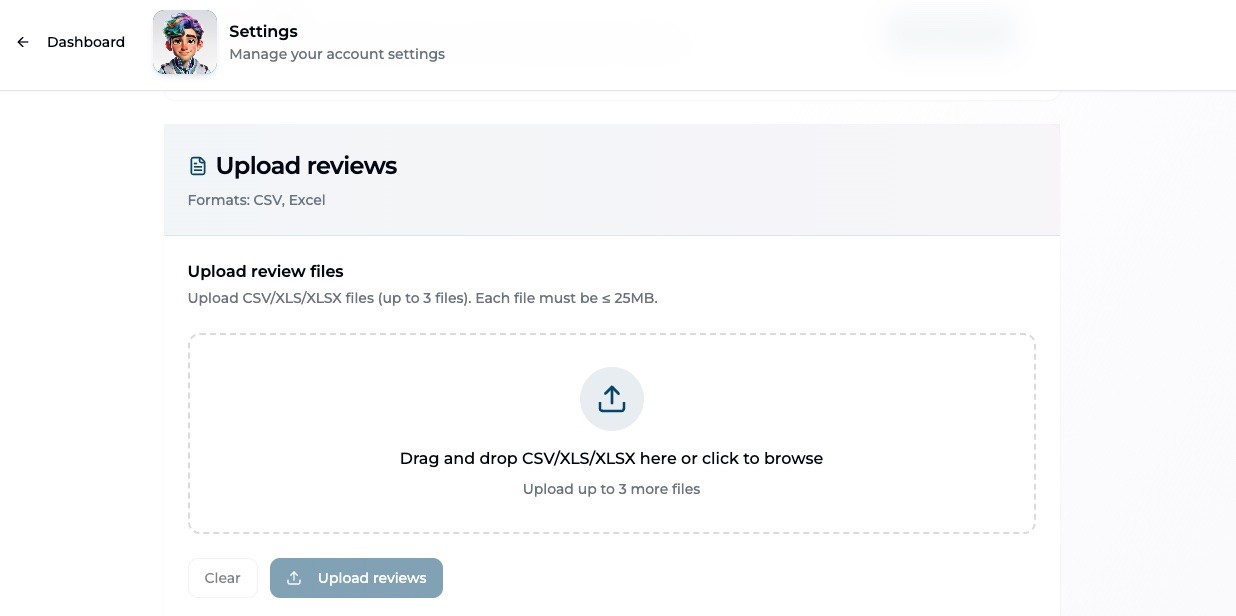 Upload Review