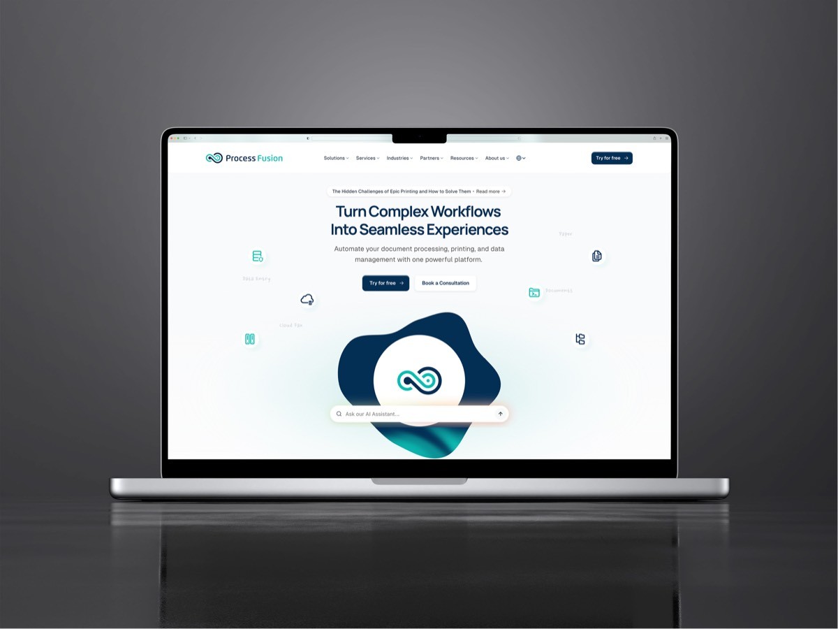 ProcessFusion website by AGR Studio