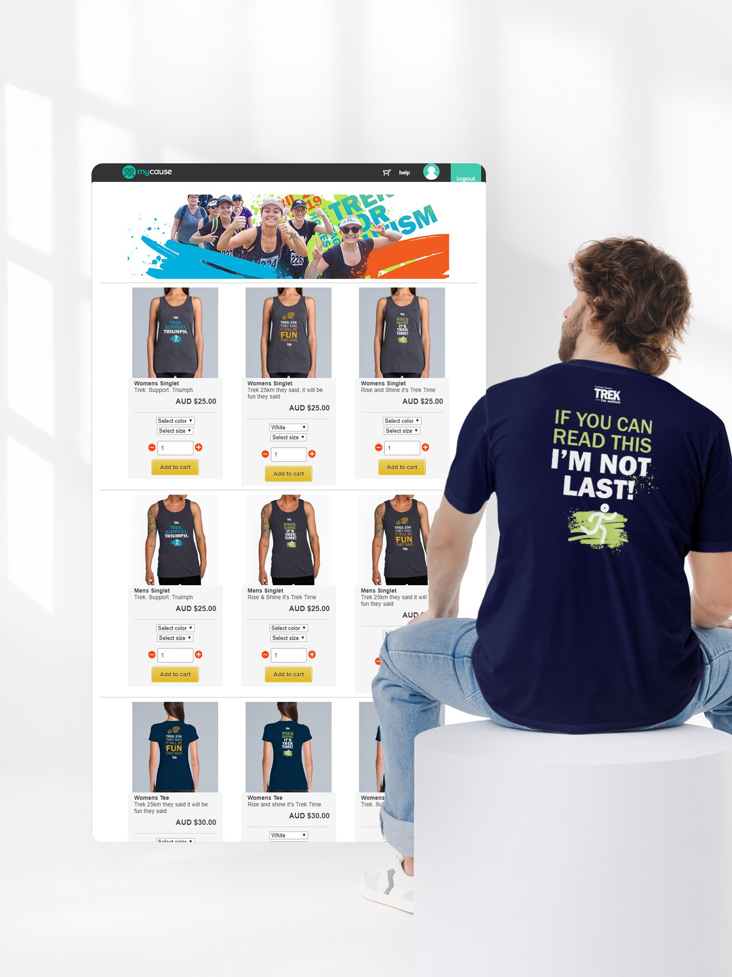 Marathon event merchandise shirt designs