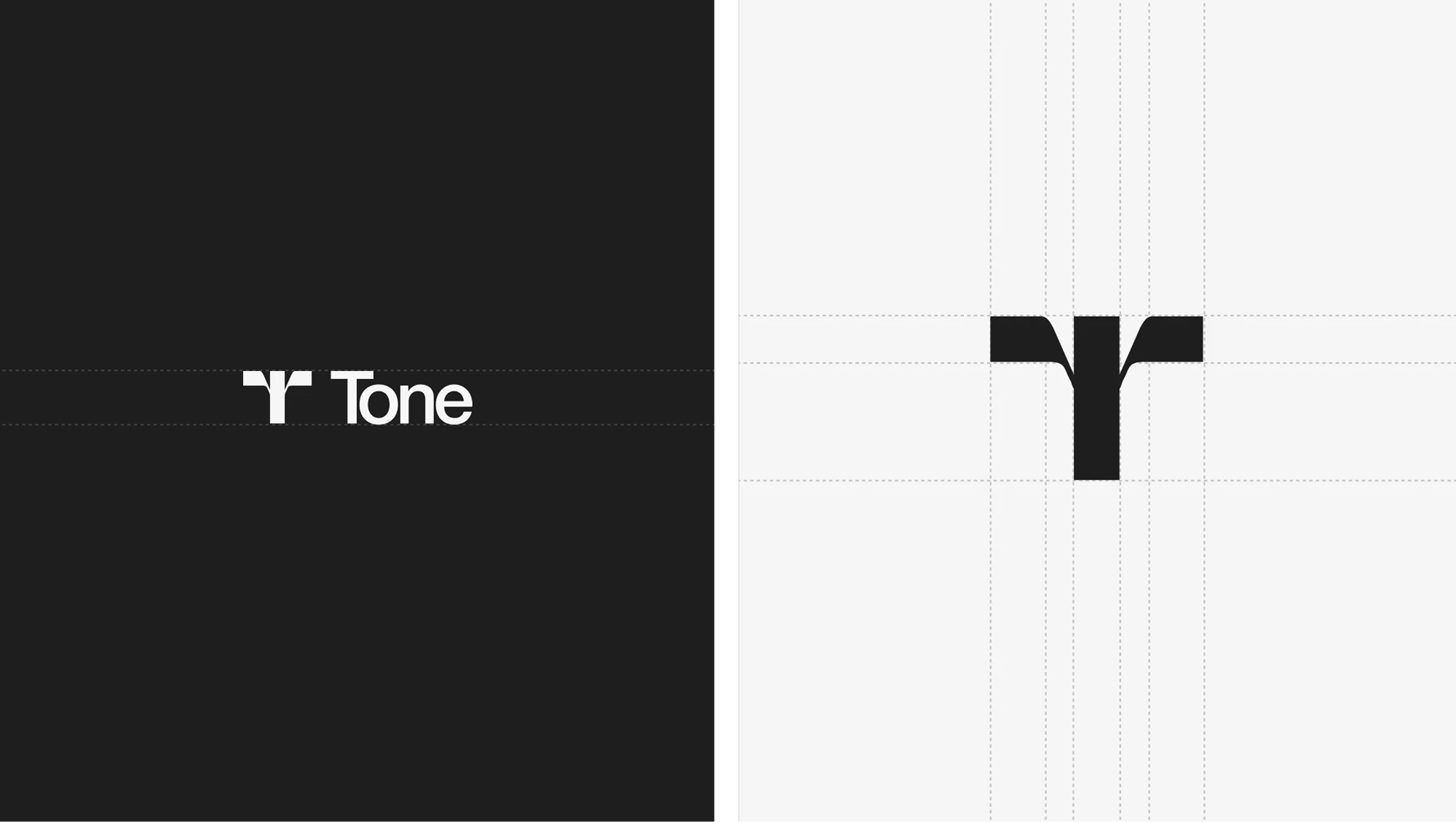Logo and grid for symbol of Tone Inc.