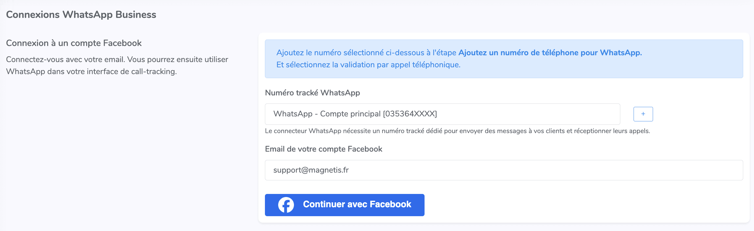 Configuration numéro