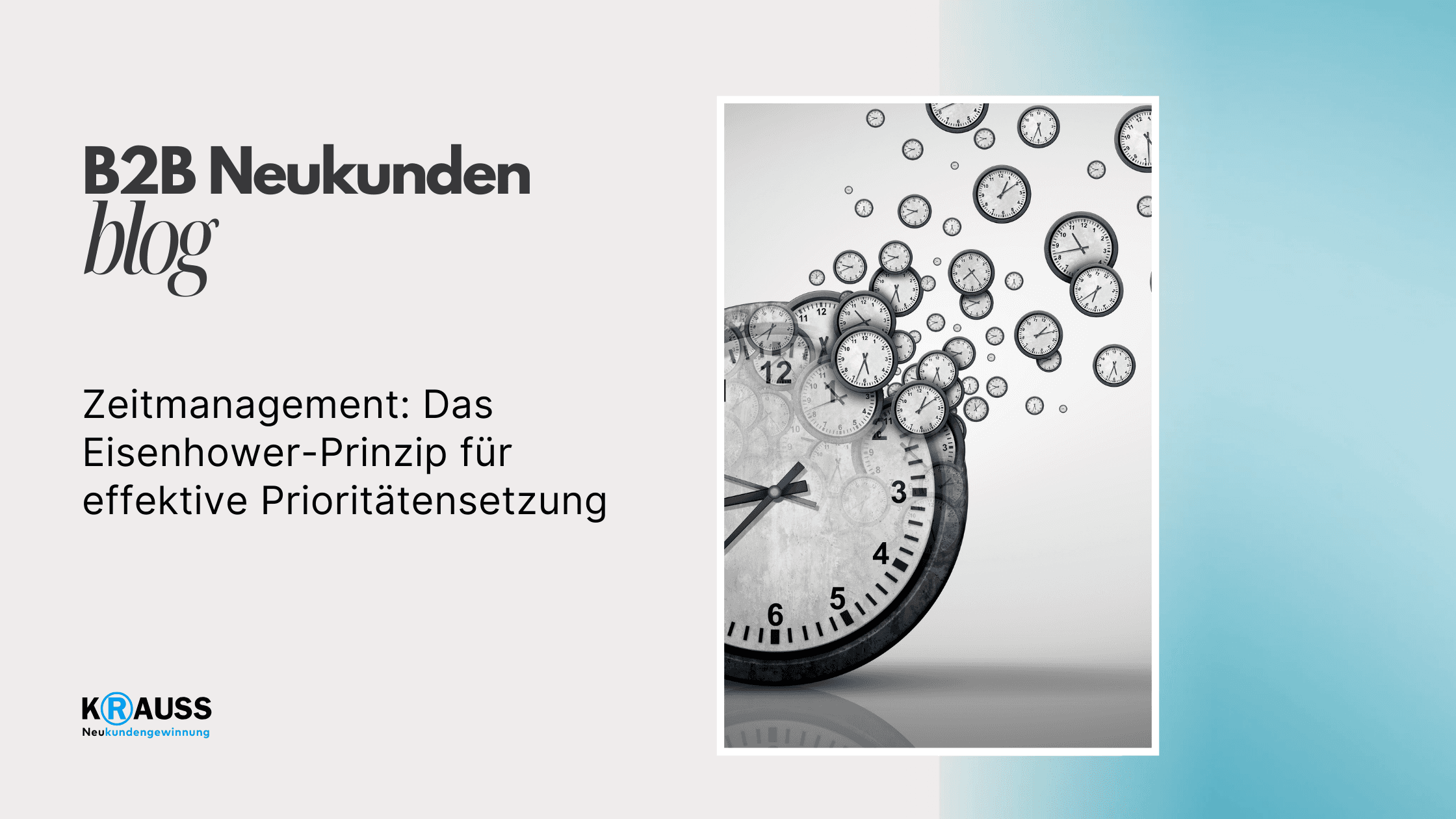 Zeitmanagement: Das Eisenhower-Prinzip für effektive Prioritätensetzung