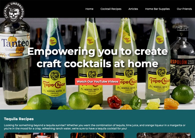 Cocktail Underground Home Page