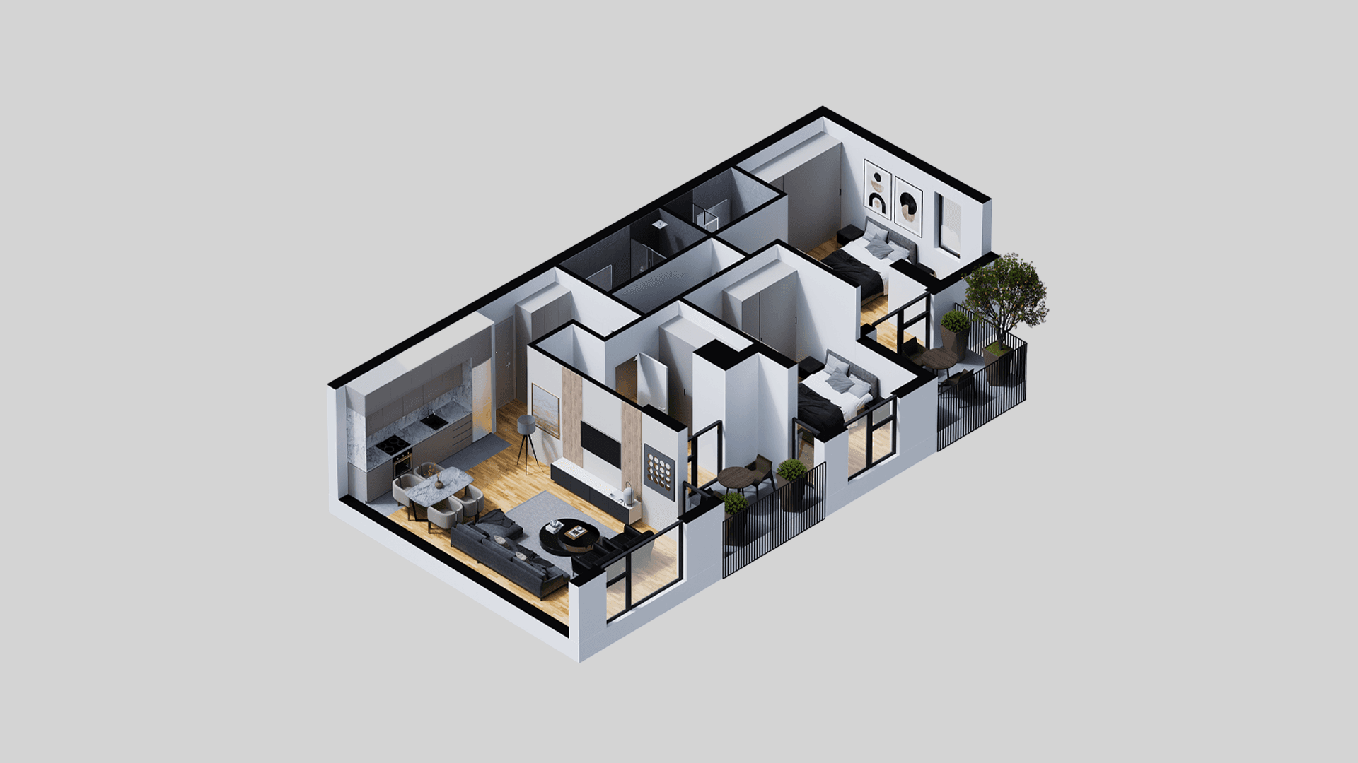 balcony apartments filled with plants