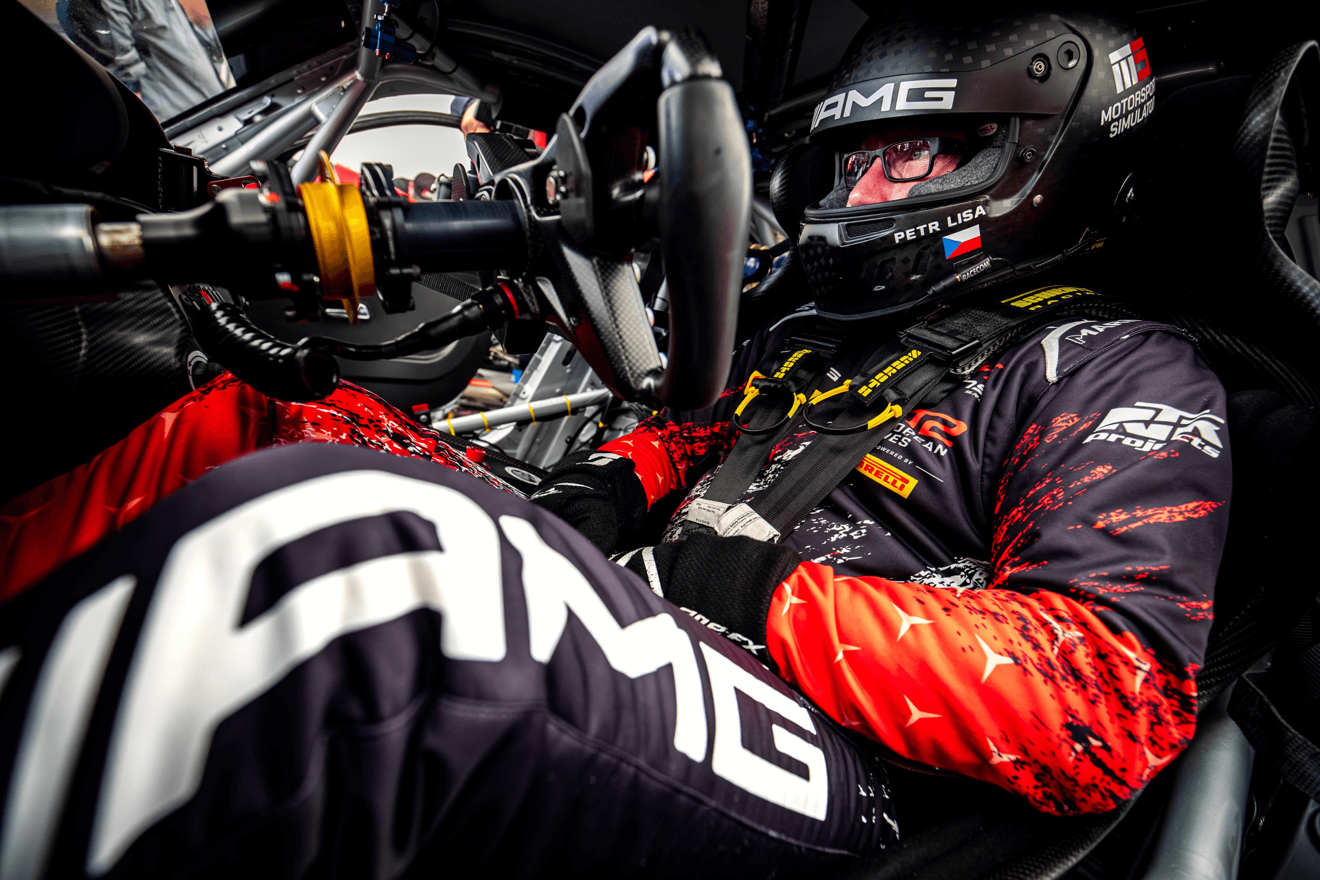 Petr Lisa in Mercedes Benz AMG GT