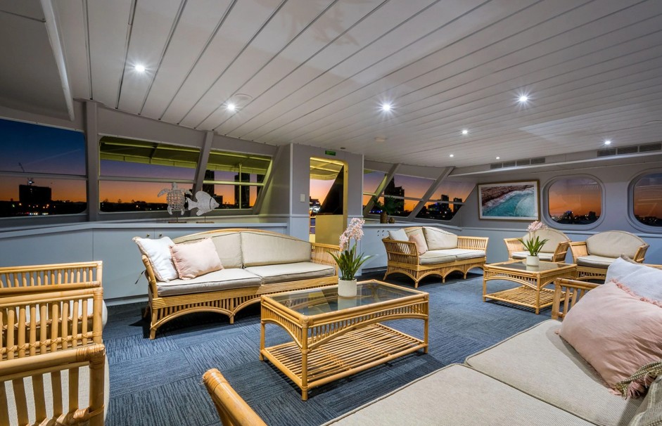 Yacht on water