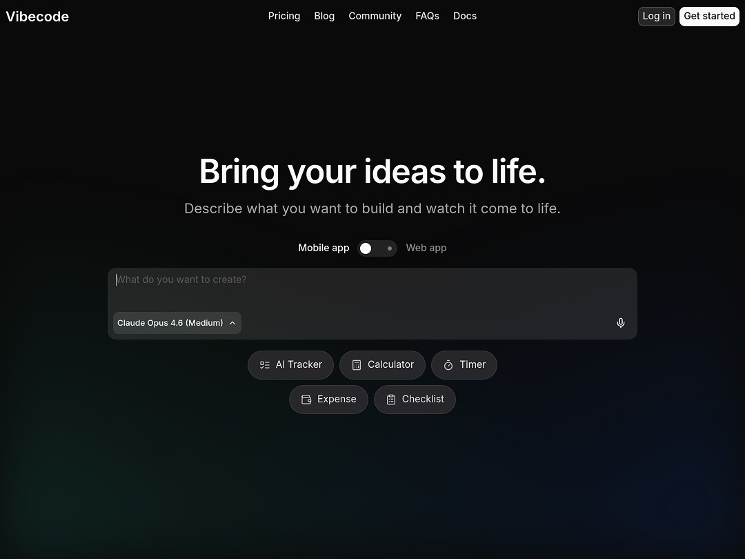 Creative platform interface on a dark background with multiple app icons.
