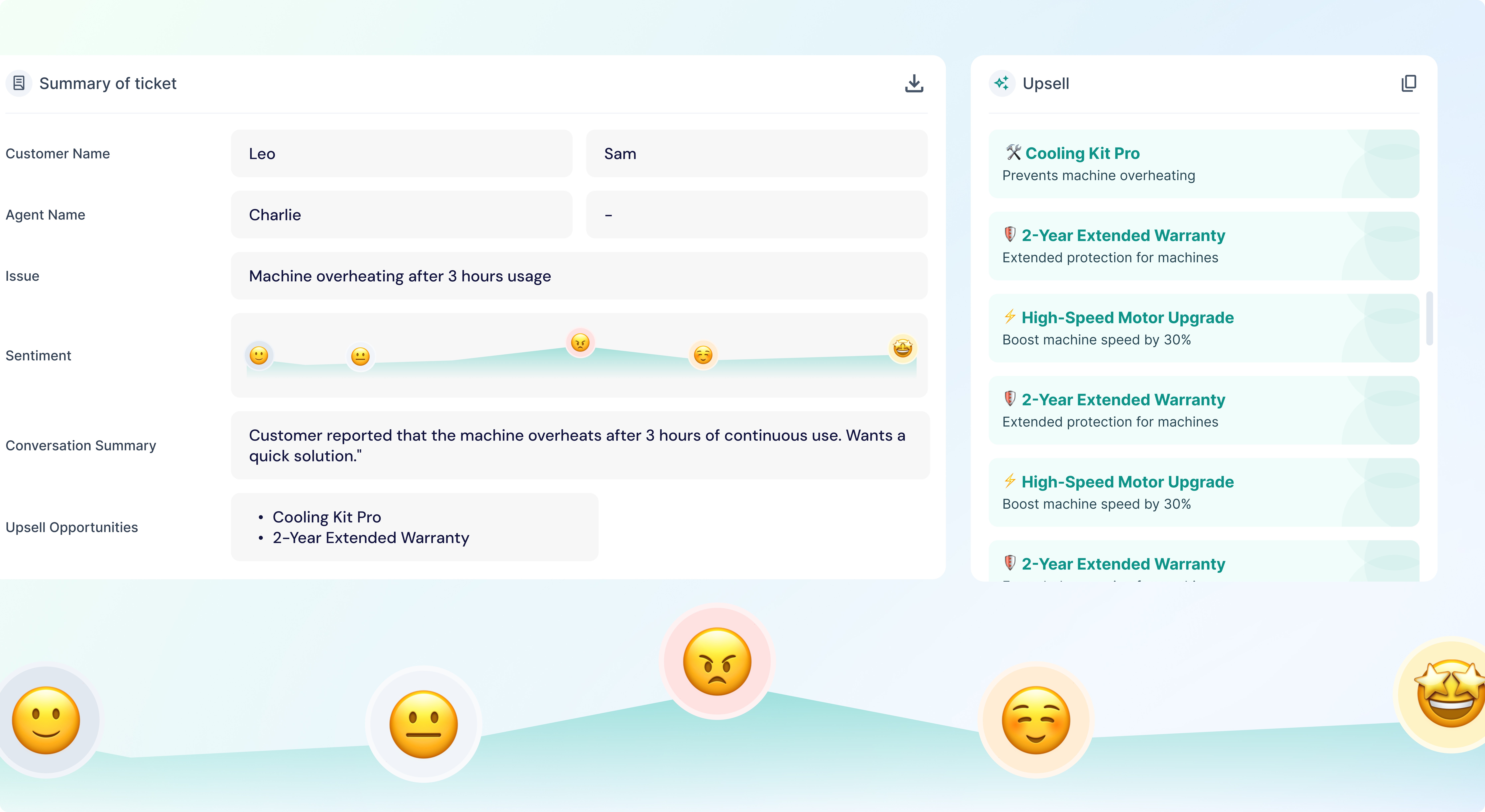 Tablet showing Bloomy UI