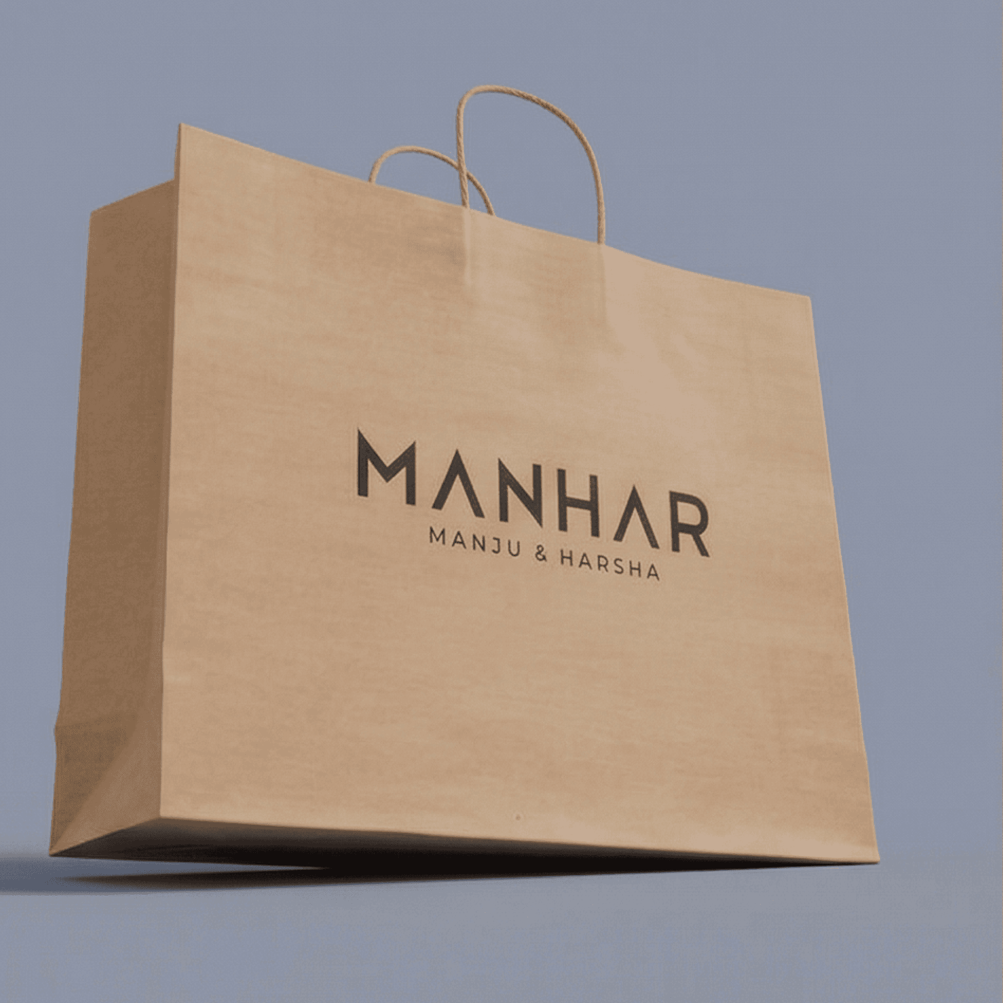 VisualTell Brown Kraft Paper Bags