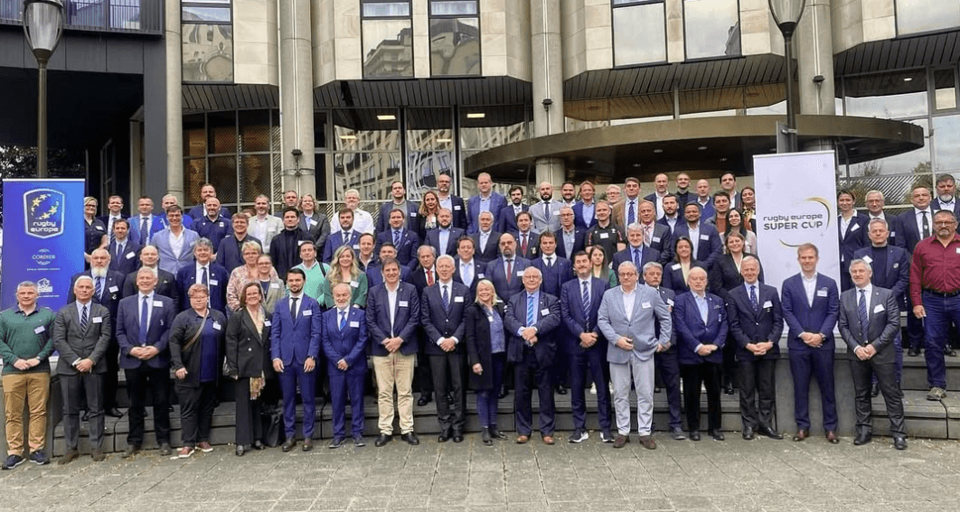 group photo of presidents of european rugby unions