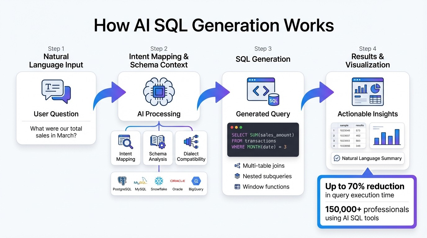 How AI SQL Generation Works: From Natural Language to Database Query