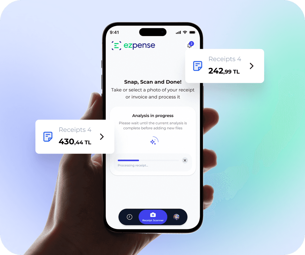Ezpense Home Ai Receipt Scanner And Expense Tracker