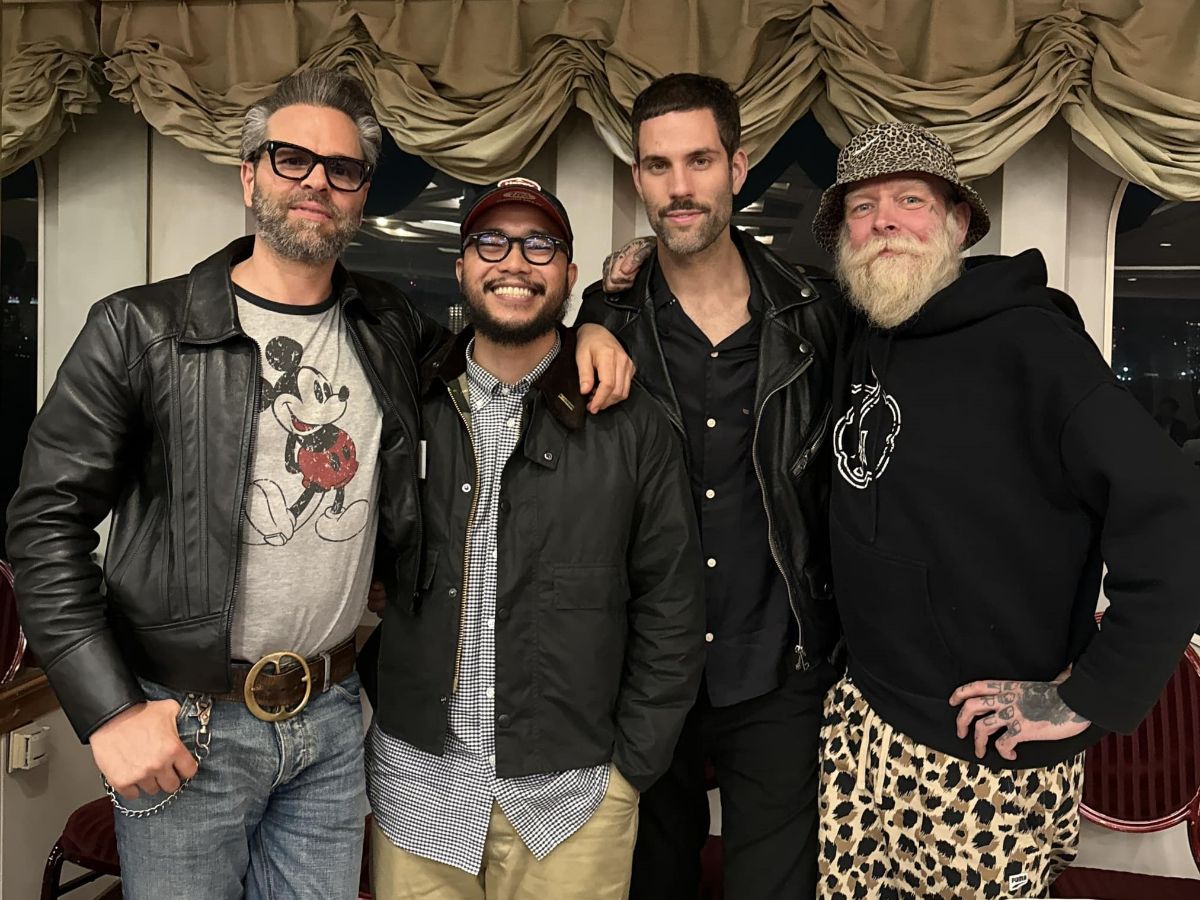 Gum Cruz with Leen and Bertus of Schorem Haarsnijder en Barbier