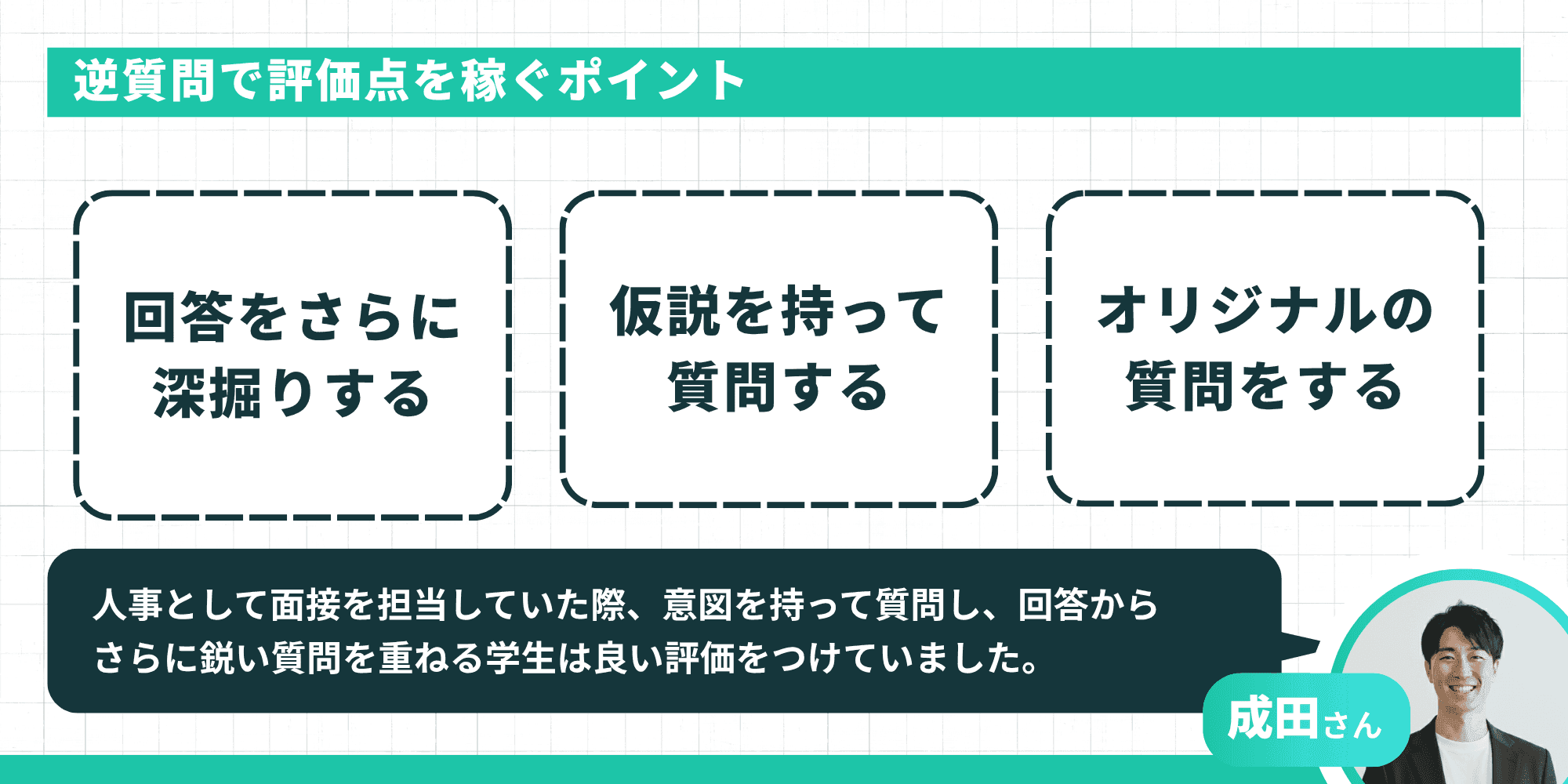 逆質問で評価点を稼ぐポイント