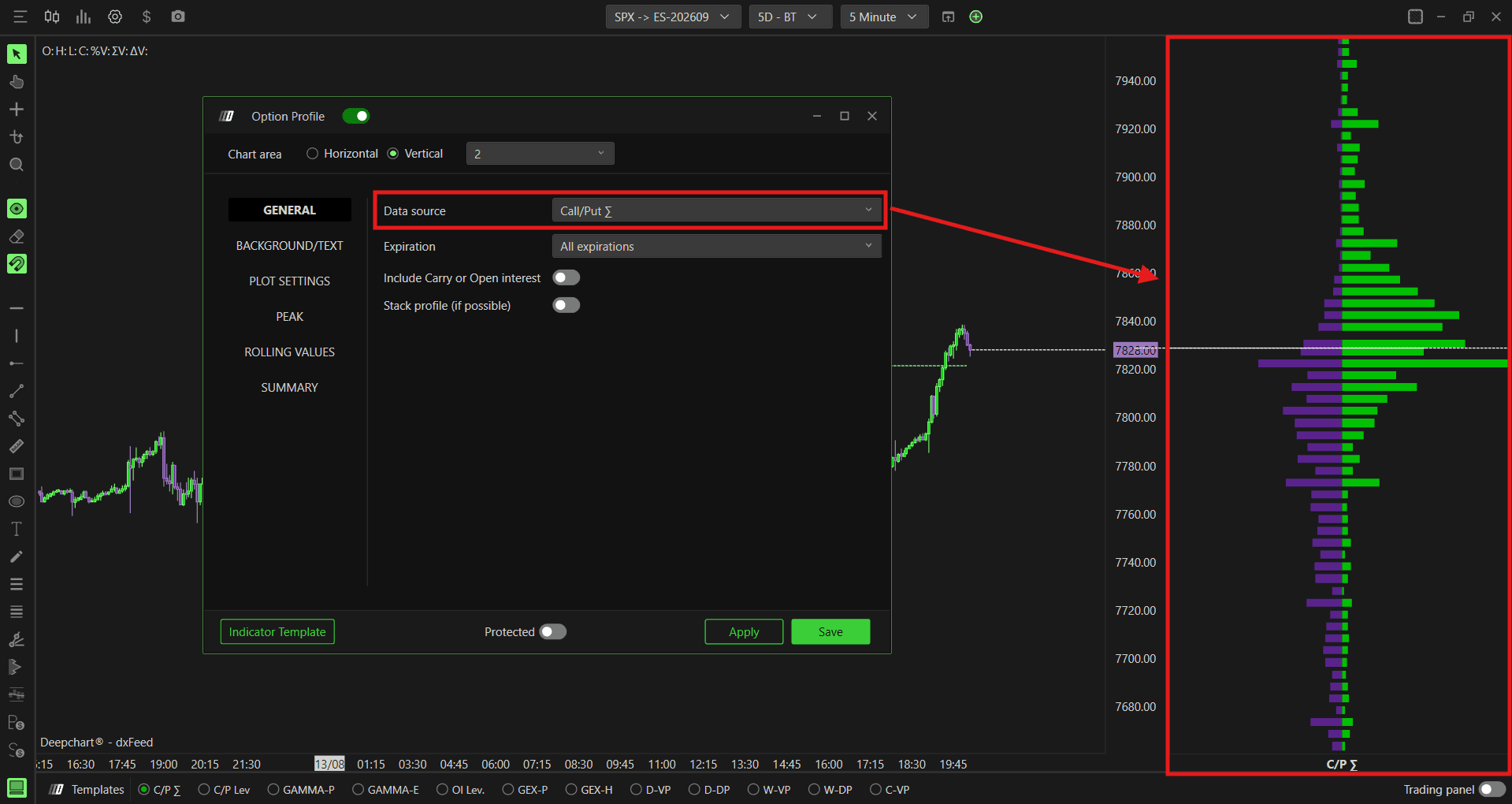 Option Profile: General 2