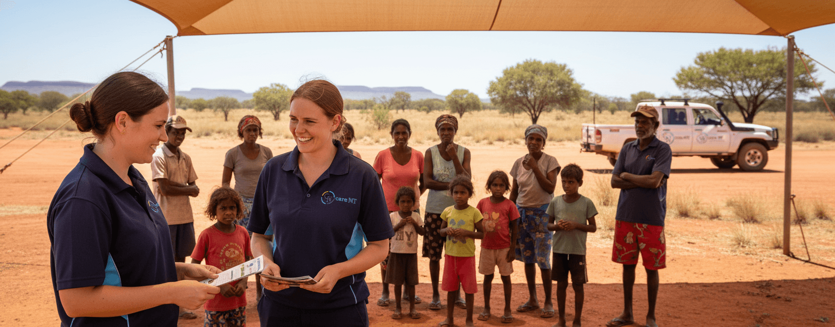 woman in orange long sleeve shirt sitting beside table with macbook pro