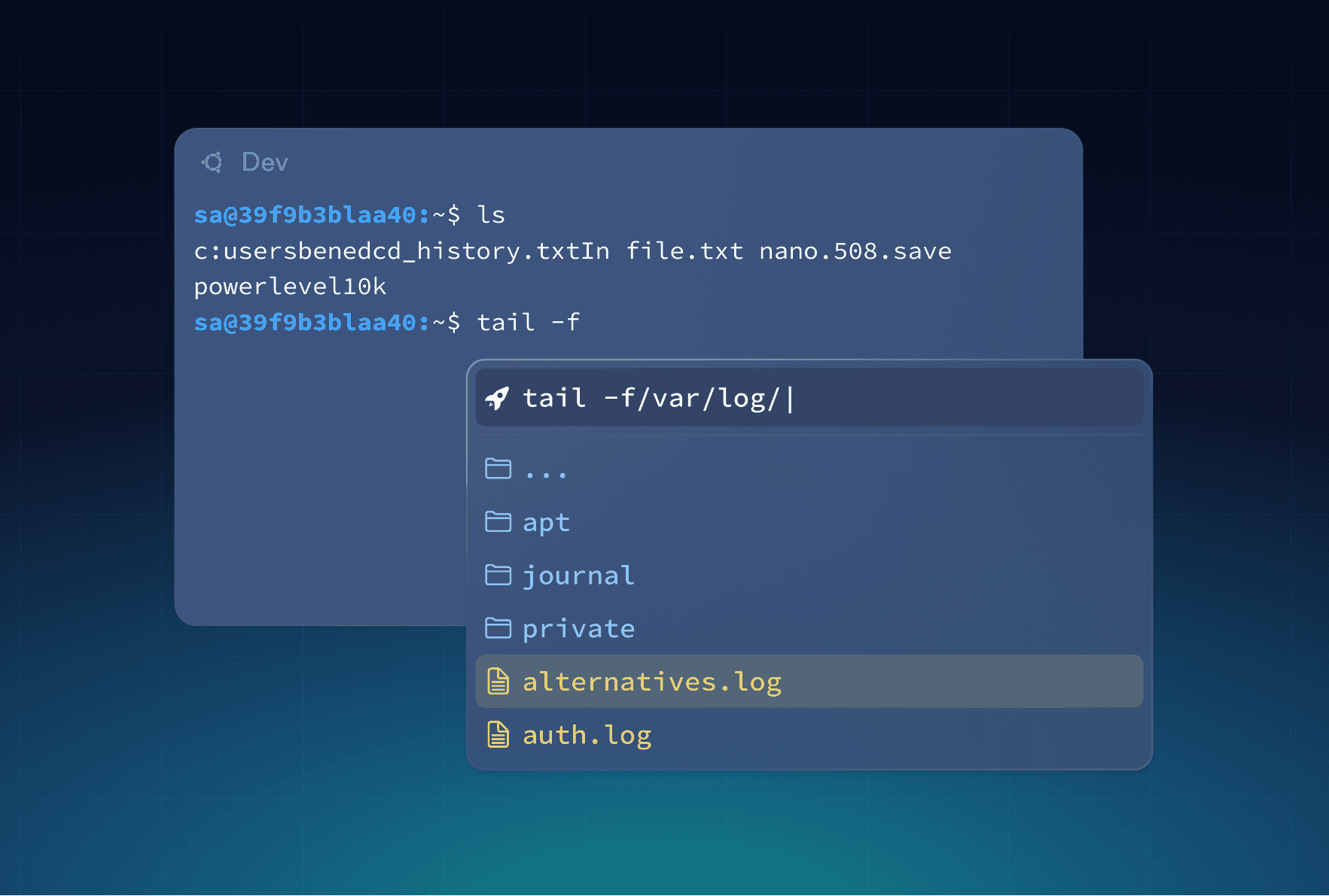 Ai Autocomplete in Terminal