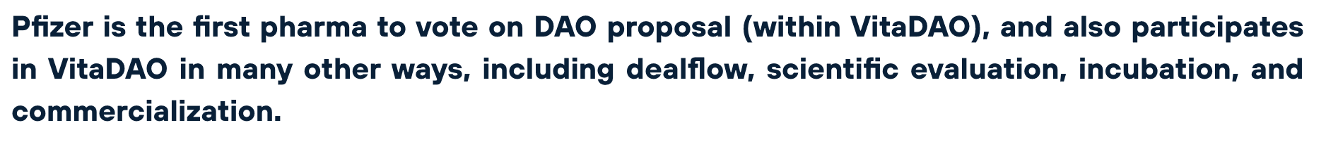 Pfizer is buying tokens and voting on-chain while you were proclaiming the death of both