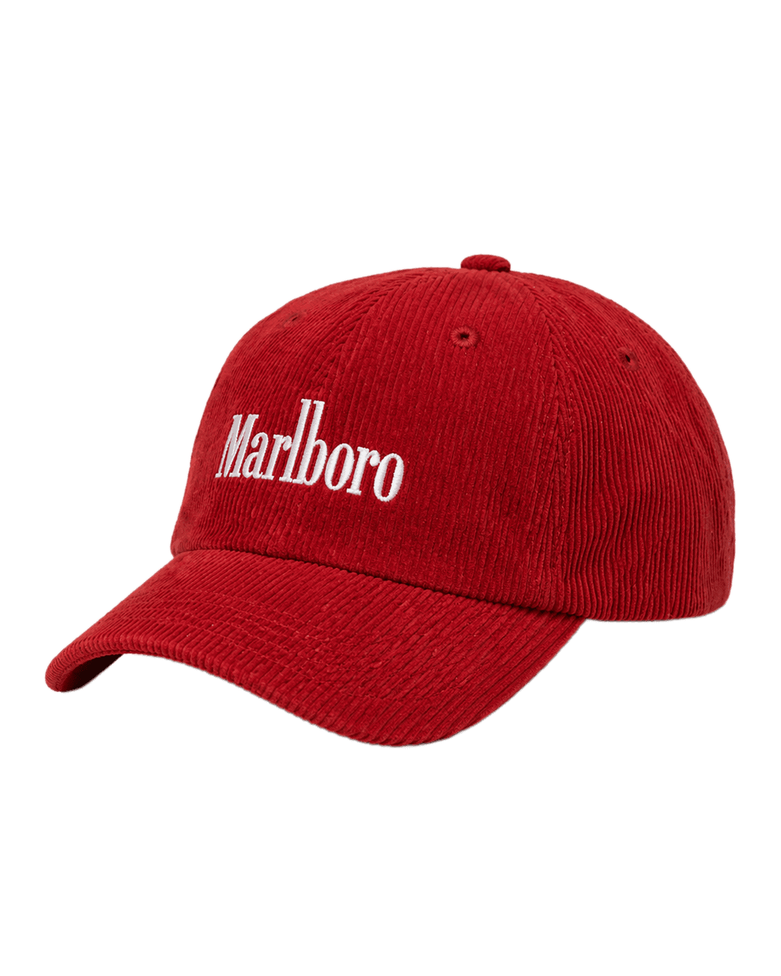 Red cap with 'Marlboro' logo on a white background