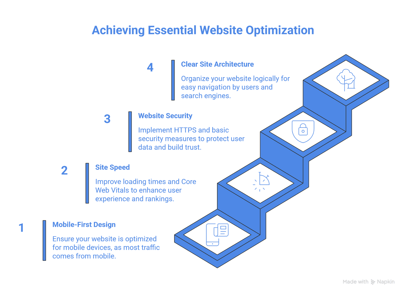 achieving essential website optimization